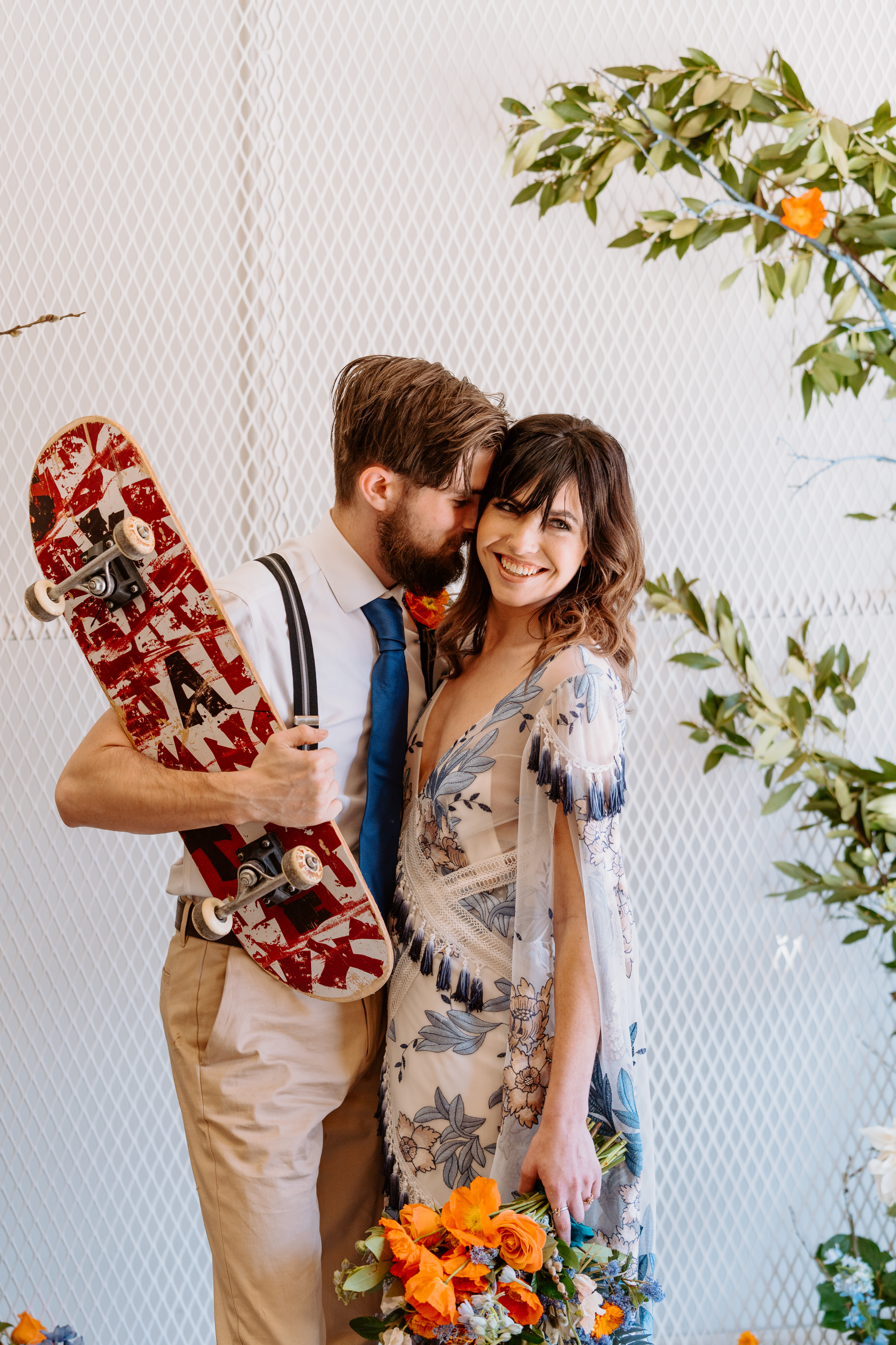 Urban Boho Skater Elopement