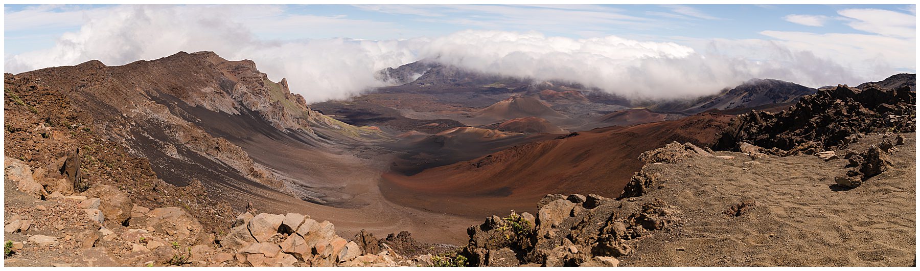 haleakala summit in haleakala national park in maui