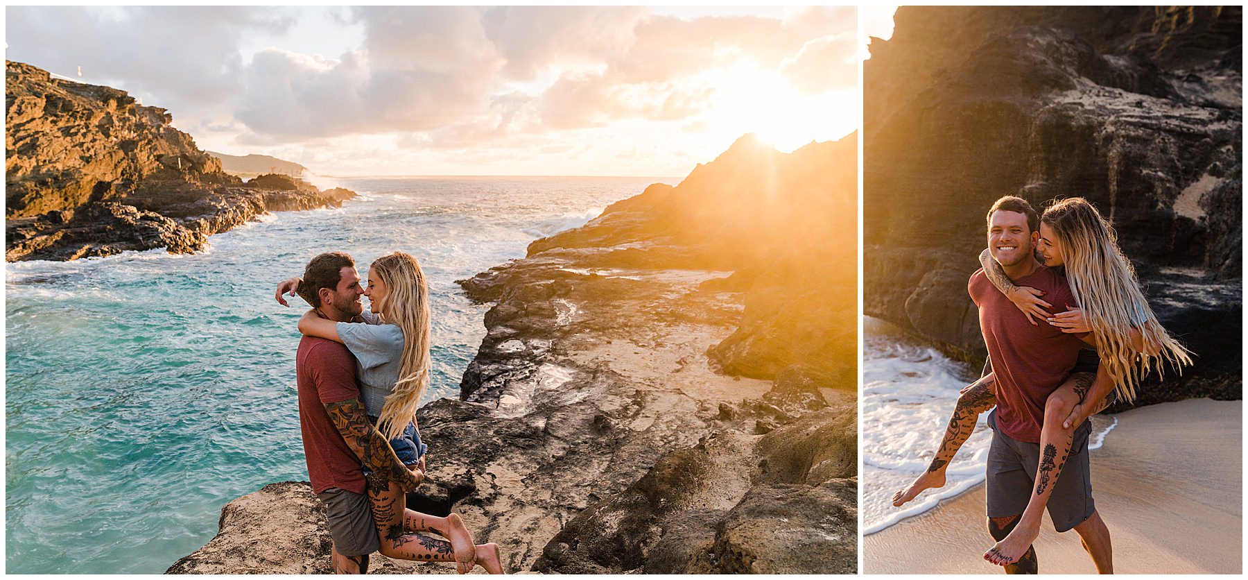 eternity beach engagement session