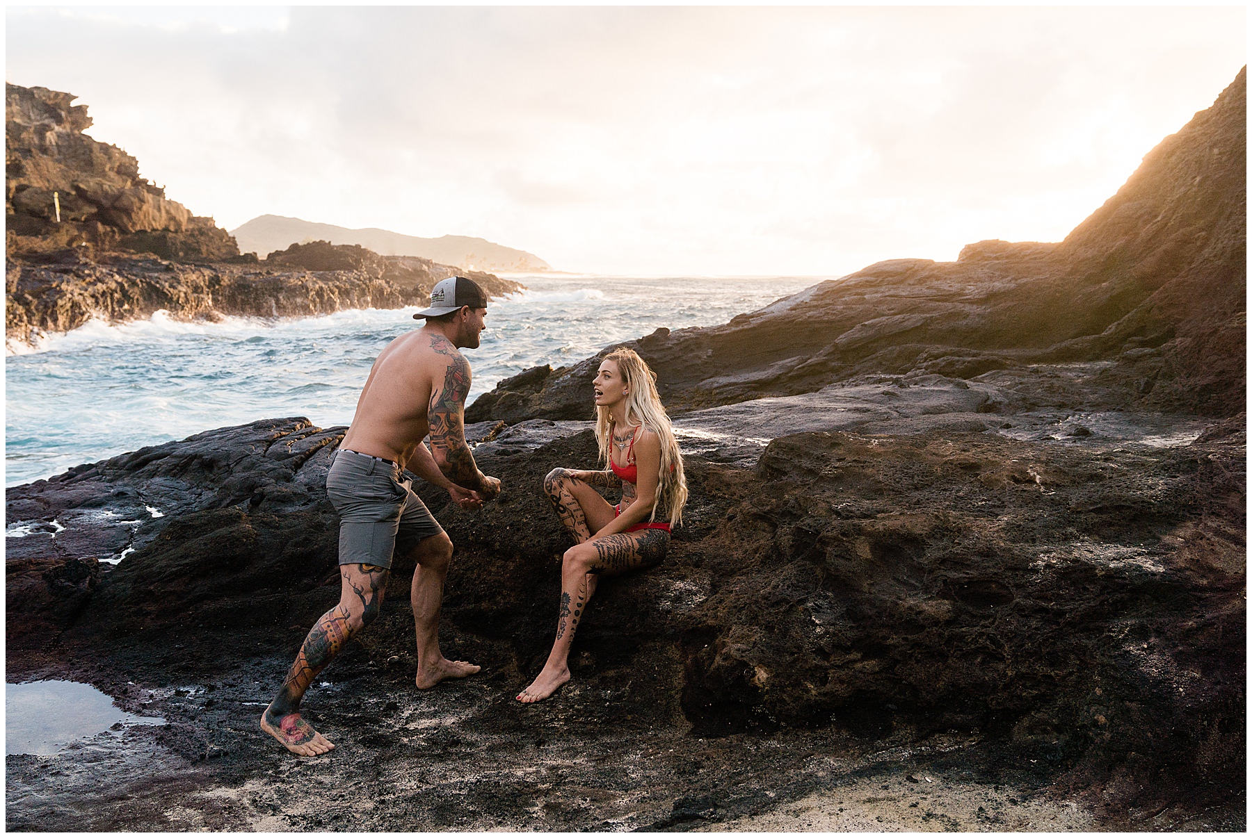 suprise proposal photos in hawaii