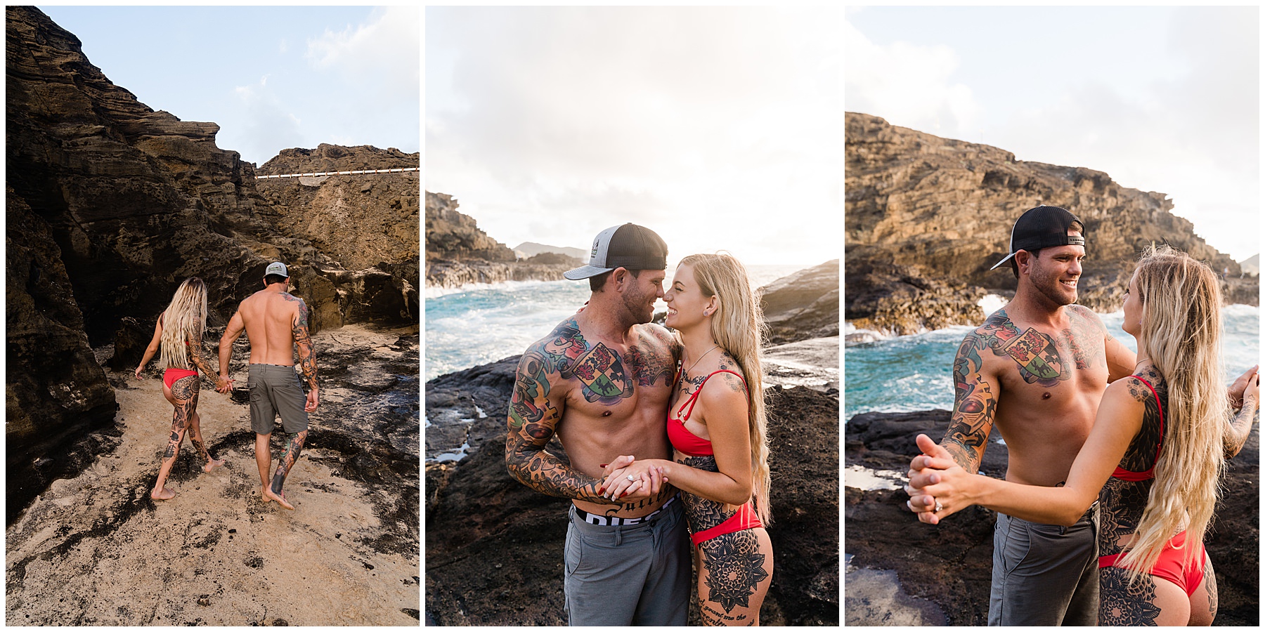 eternity beach engagement photos