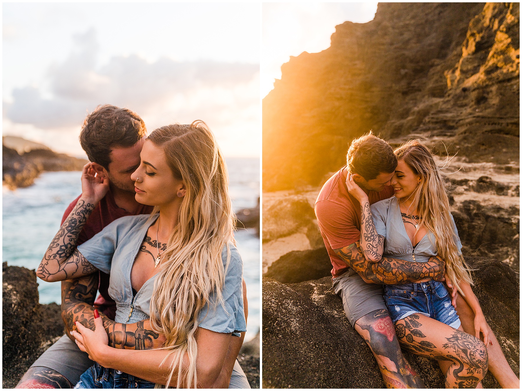 eternity beach engagement session