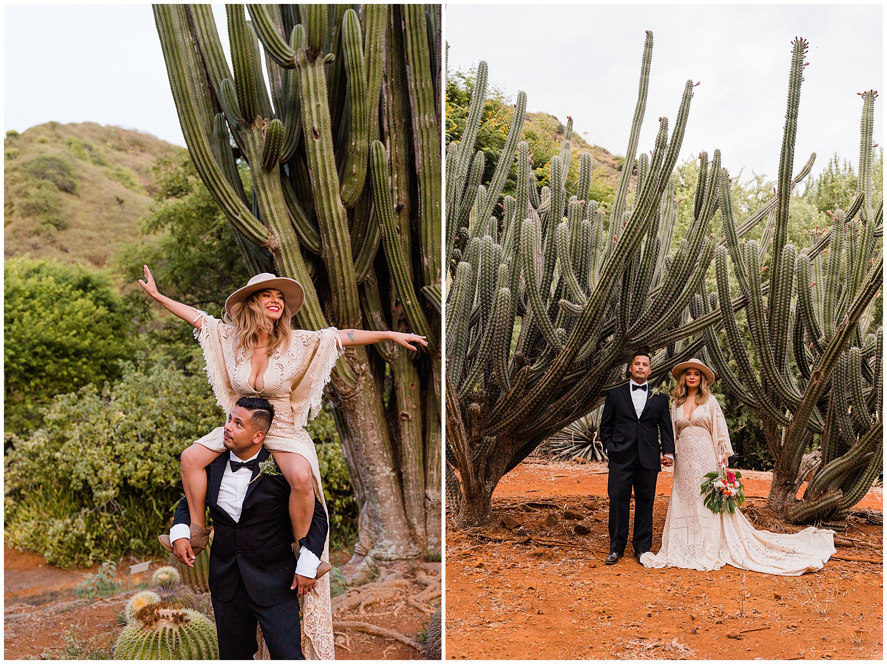 adventurous couple celebrating their elopement