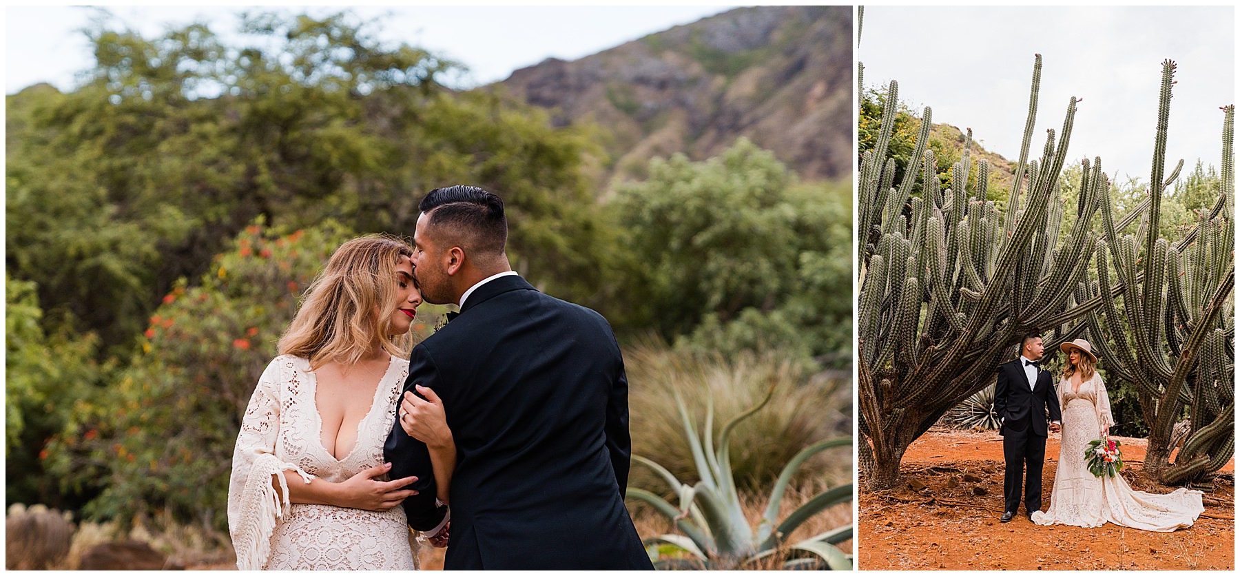 koko crater botanical garden elopement