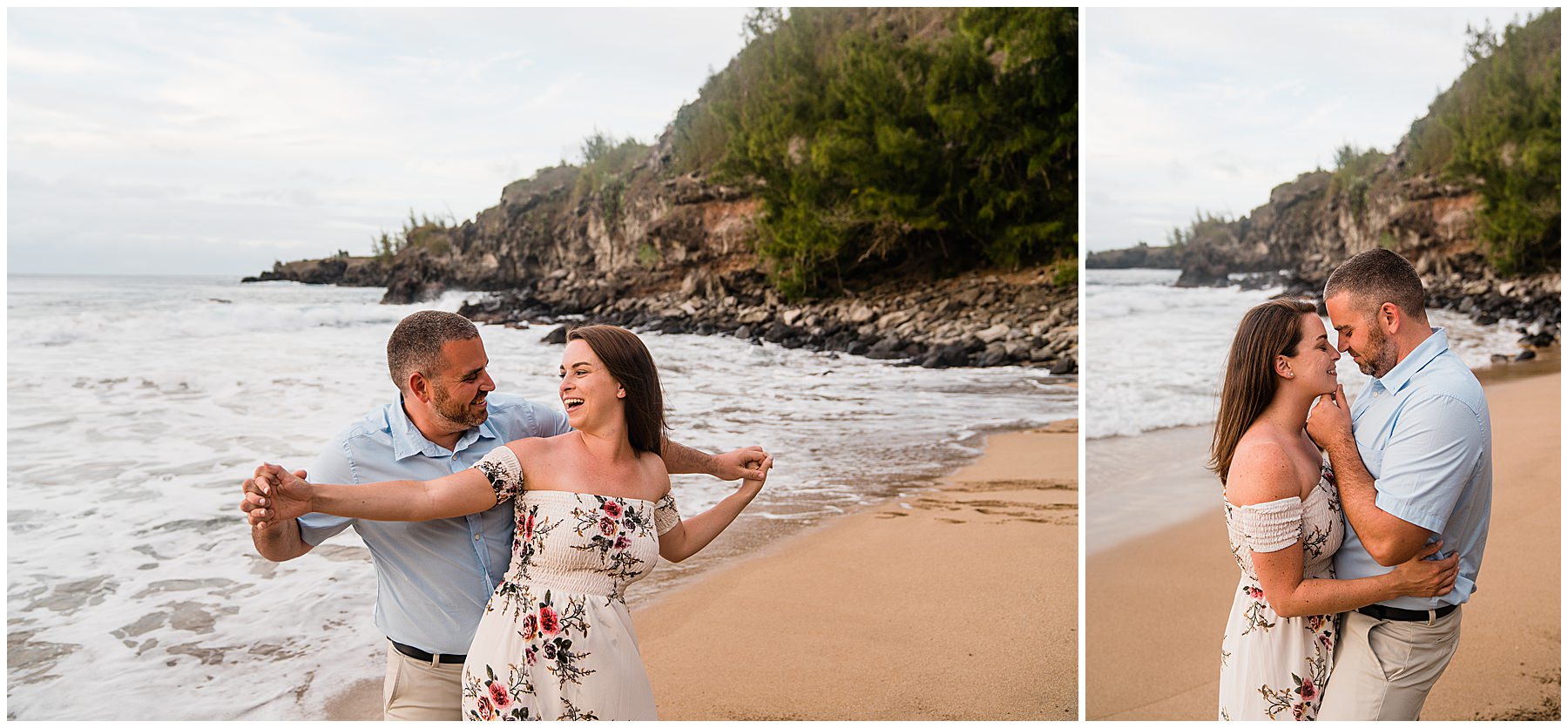 slaughterhouse beach engagement session