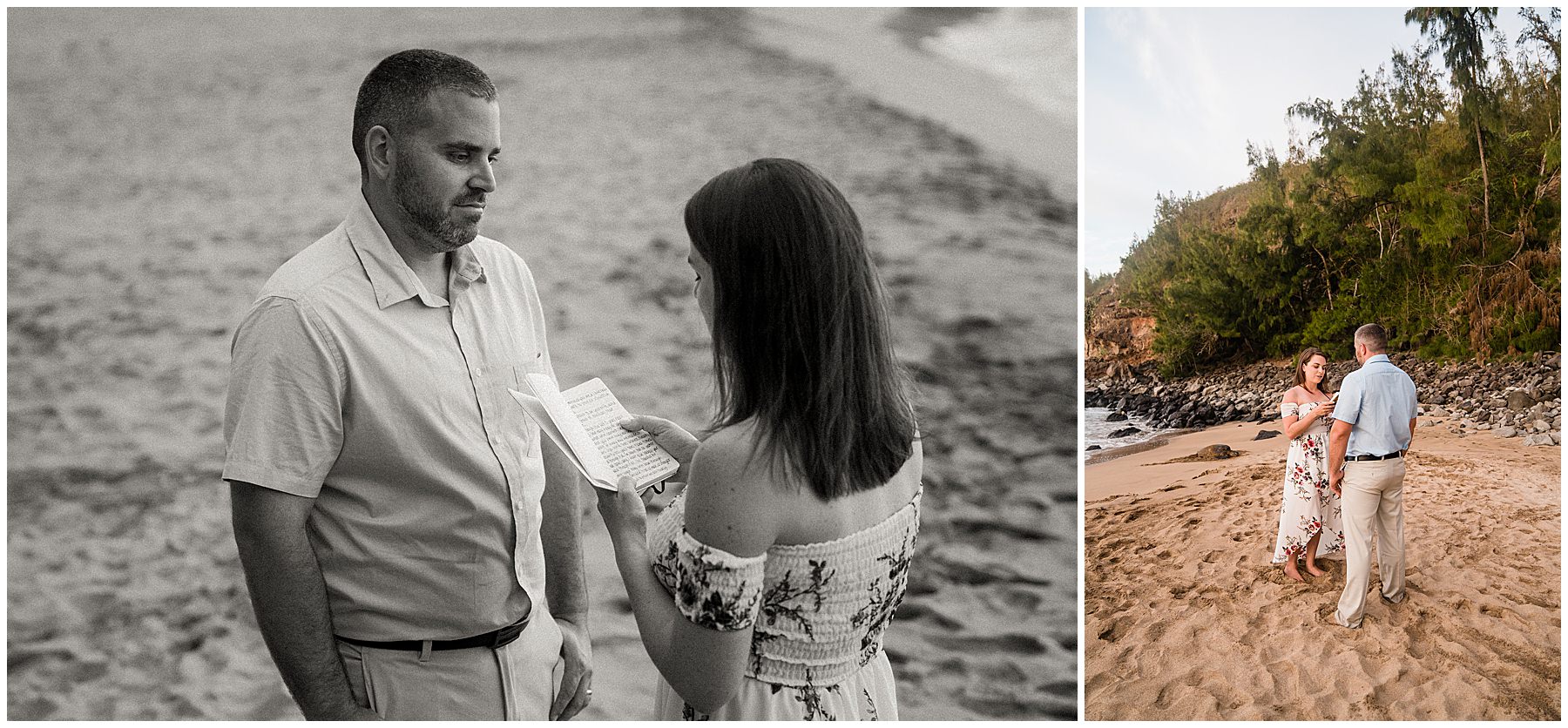 elopement at slaughterhouse beach maui