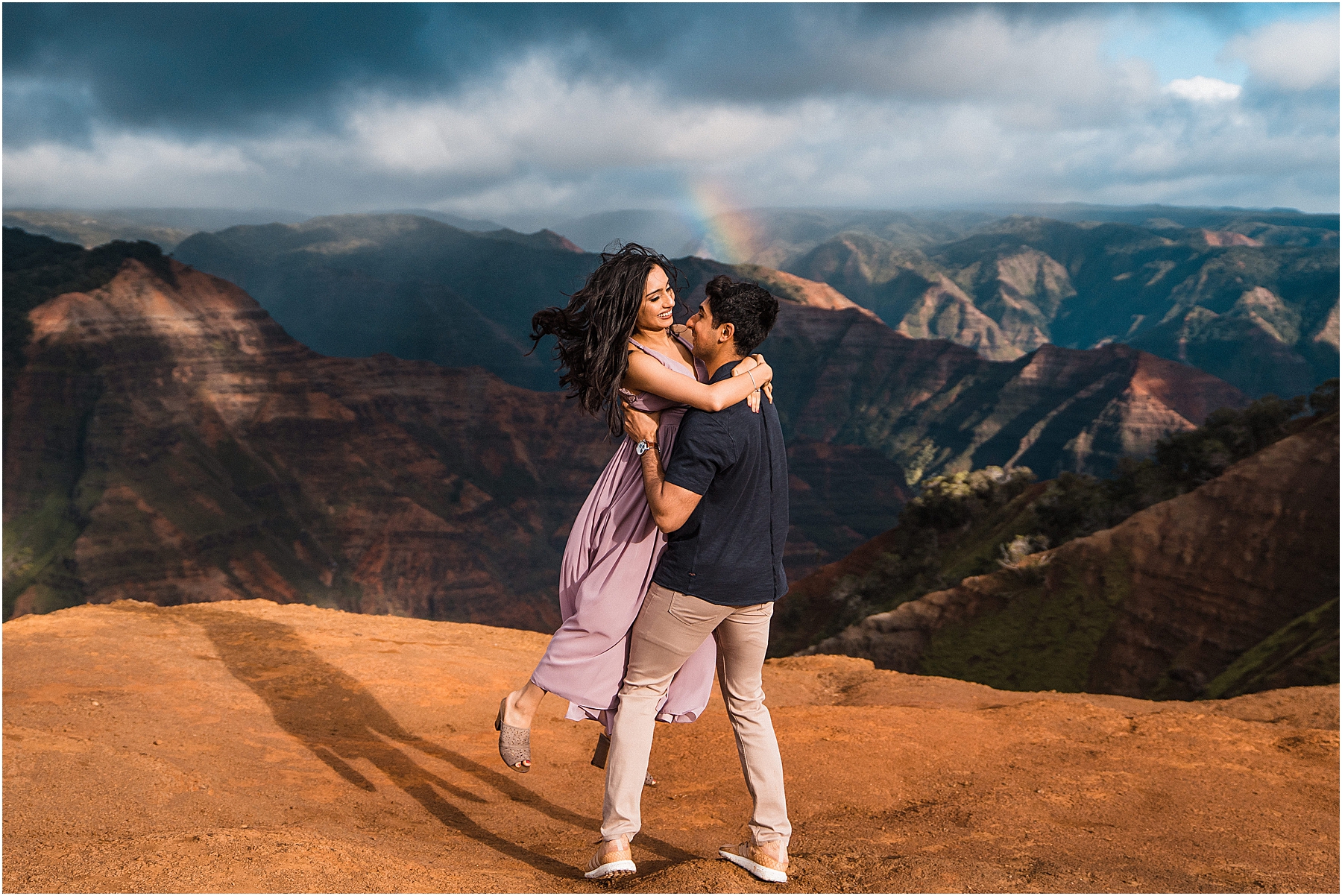 Waimea Canyon engagement session