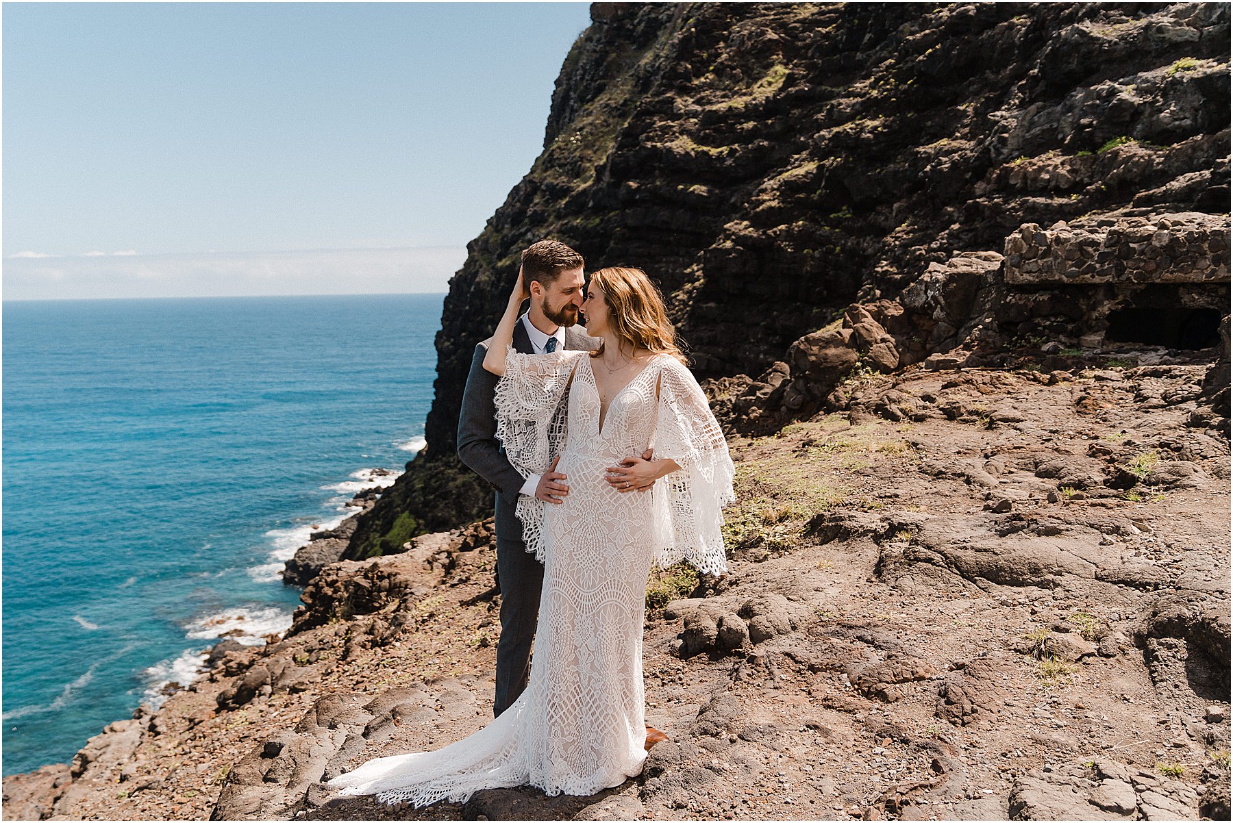 hawaii elopement pictures