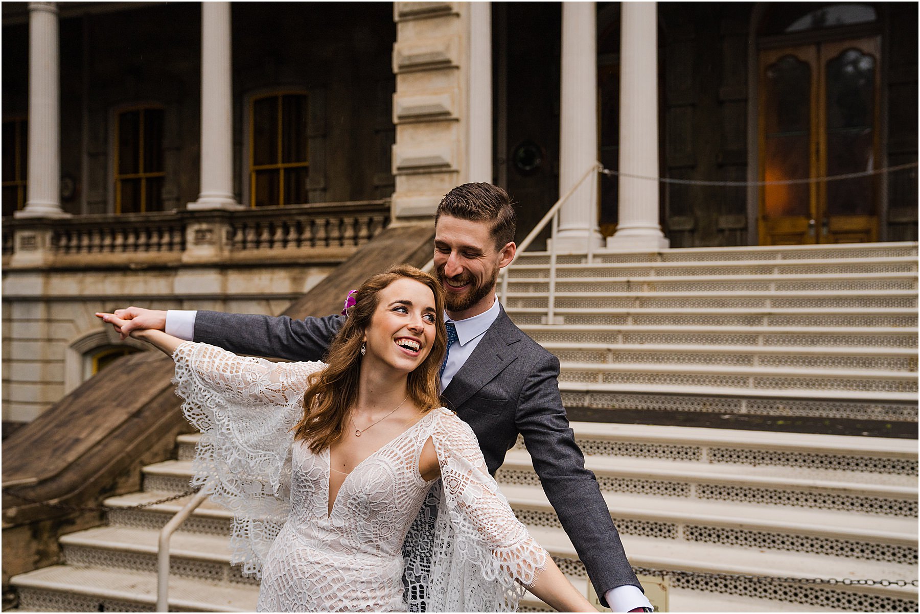 adventure elopement couple in hawaii