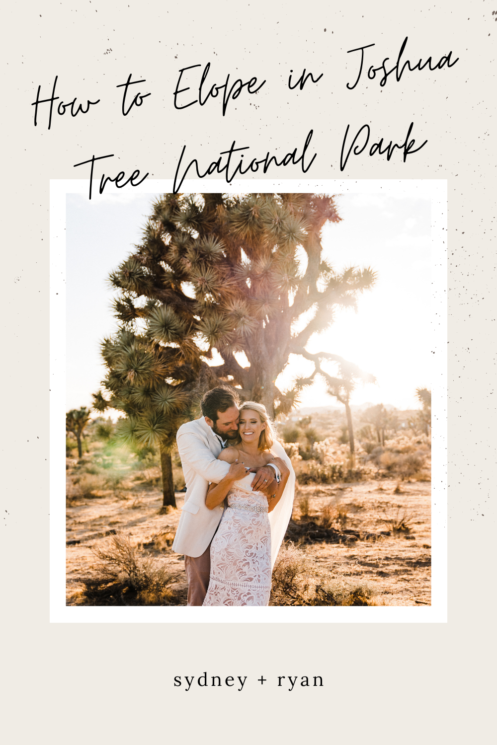 Joshua Tree Elopement Packages