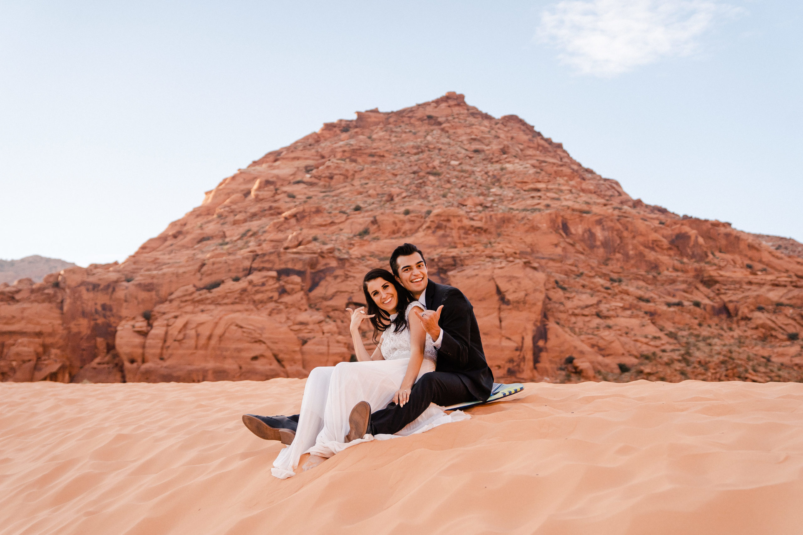 Snow Canyon Utah elopement