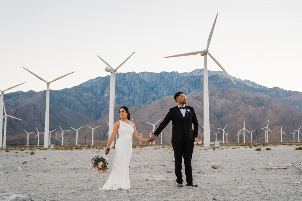 Palm springs elopement