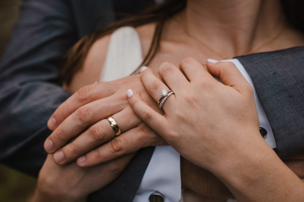 hawaii elopement rings