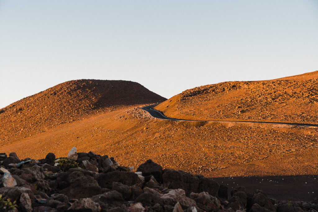 Haleakala National Park summit sunrise landscape photo